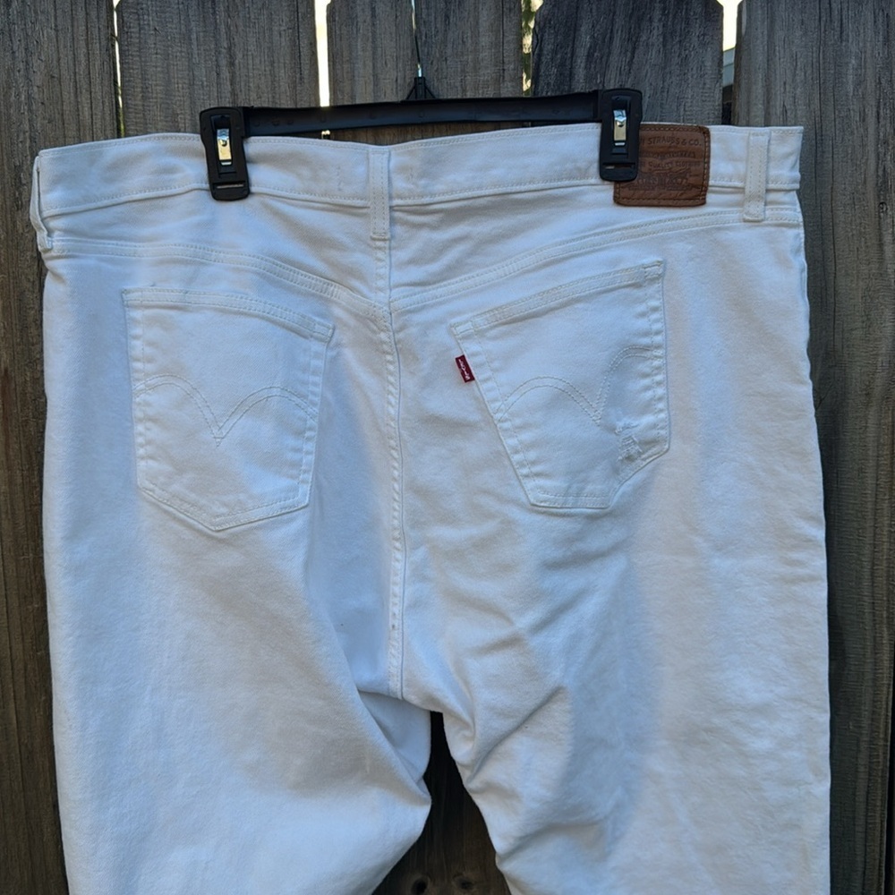 Levi’s wedgie skinny raw hem jeans, size 22W - Picture 5 of 7